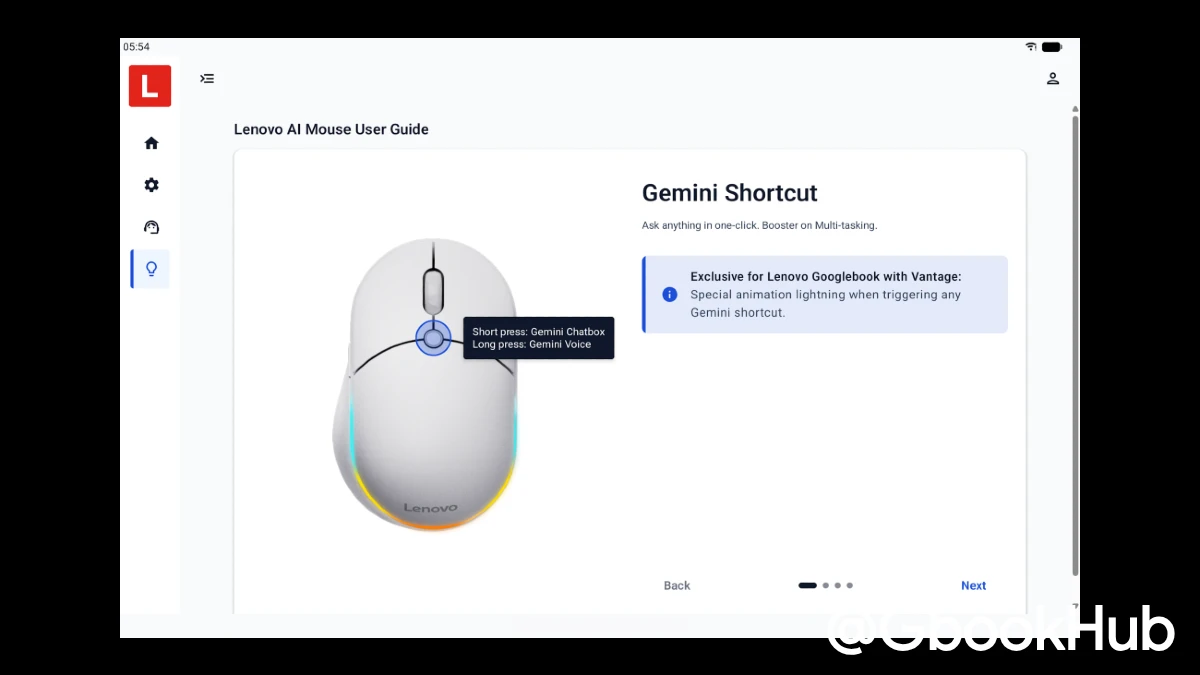 Lenovo Vantage App for Googlebook