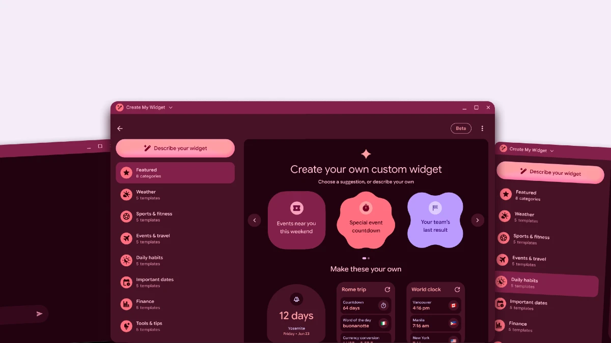 Google's 'Create My Widget' App Hits Play Store for Googlebook