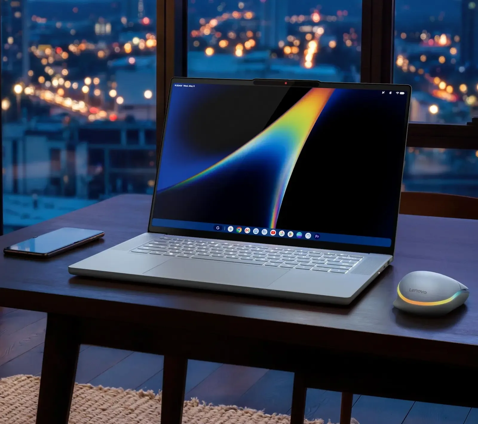 Lenovo Googlebook I 15 12 and Phone