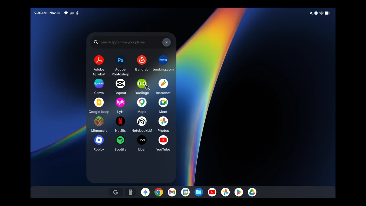 Googlebook Cast My App Official Image