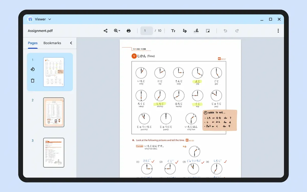 Viewer App for Googlebook 4
